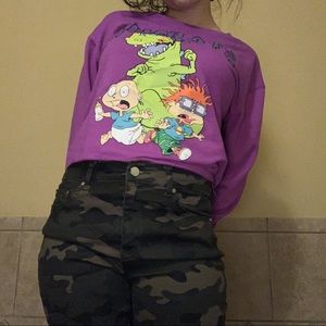 Cropped rugrates sweater!